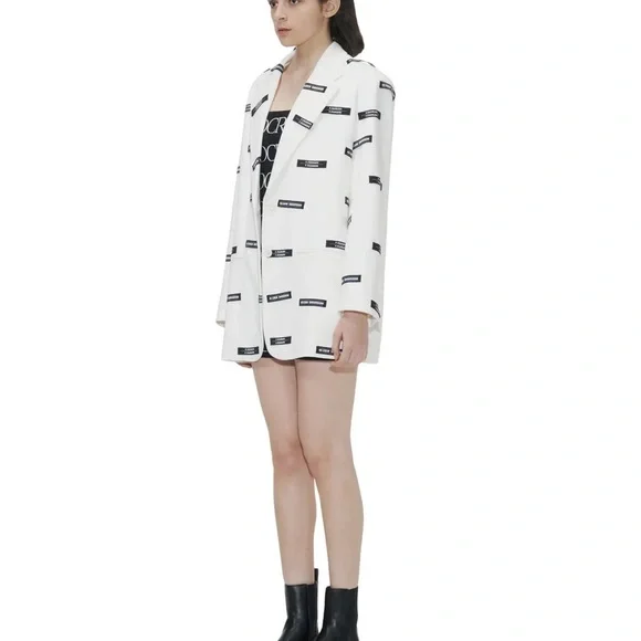 40 Crew White Lead Blazer Jacket - Picture 3 of 15